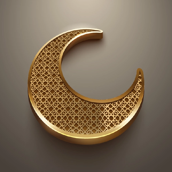 وکتور سه بعدی اسلامی ماه رمضان